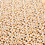 Cotton Oxford Printed Fabric - Coffee Beans - nomura tailor