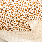 Cotton Oxford Printed Fabric - Coffee Beans - nomura tailor