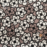 C/L Canvas Printed Fabric - Camellia - nomura tailor