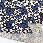 C/L Canvas Printed Fabric - Camellia - nomura tailor
