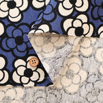 C/L Canvas Printed Fabric - Camellia - nomura tailor