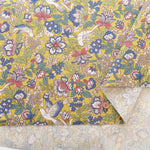 C/L Canvas Printed Fabric - Flowers and birds - nomura tailor