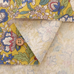 C/L Canvas Printed Fabric - Flowers and birds - nomura tailor
