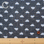 Cotton Ox Printed Fabric Denim Style Cruma - nomura tailor