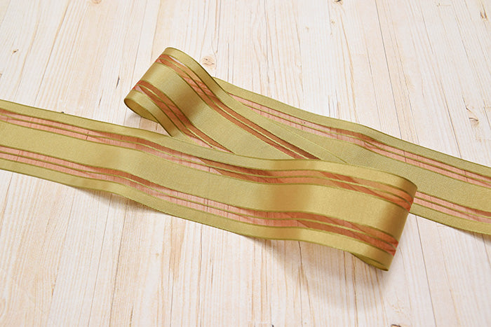 Mokuba Stripe Ribbon Approximately 40mm - nomura tailor