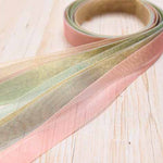 Metallic ribbon about 15mm width - nomura tailor