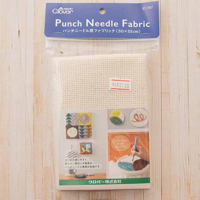 Clover Punch Needle Fabric <50 x 55cm> - nomura tailor