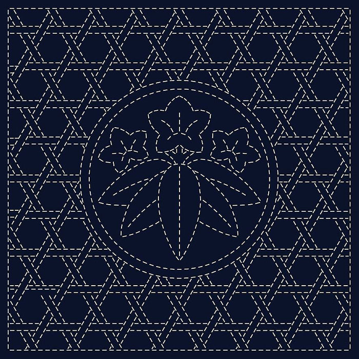 Embroidery Fabric SASHIKO CLOTH <SASA-RIN-DOU > - nomura tailor