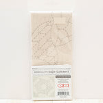 Embroidery Fabric SASHIKO CLOTH <KAZA-GURUMA5 > - nomura tailor