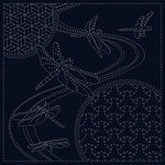 Embroidery Fabric SASHIKO CLOTH <DRAGON FLY > - nomura tailor