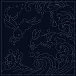 Embroidery cloth "Sashiko Cloth" SASHIKO CLOTH “ARA-NAMI” - nomura tailor