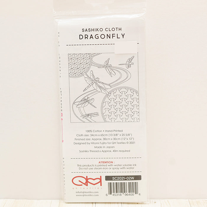 Embroidery Fabric SASHIKO CLOTH <DRAGON FLY> - nomura tailor