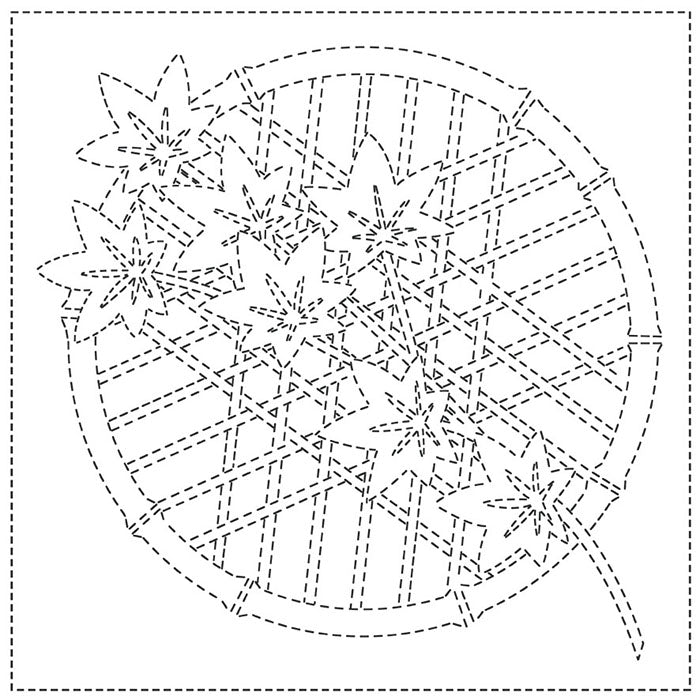 Embroidery cloth "Sashiko Cloth"SASHIKO CLOTH “MOMIJI” - nomura tailor