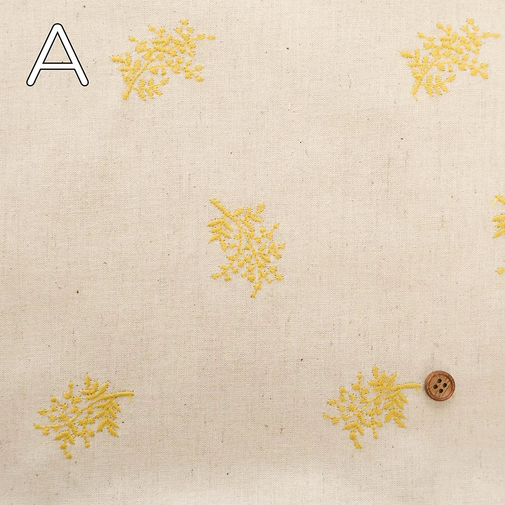 C/L Embroidered Fabric - Mimosa - nomura tailor