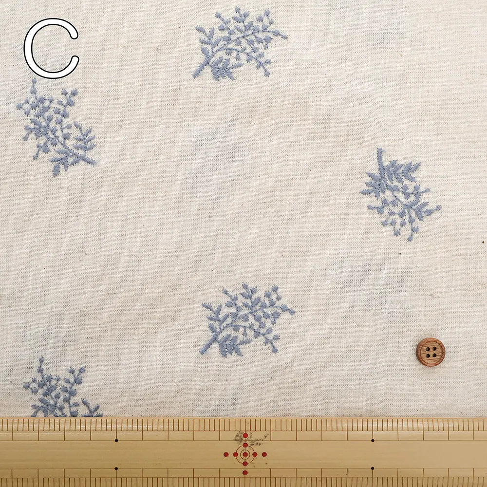 C/L Embroidered Fabric - Mimosa - nomura tailor