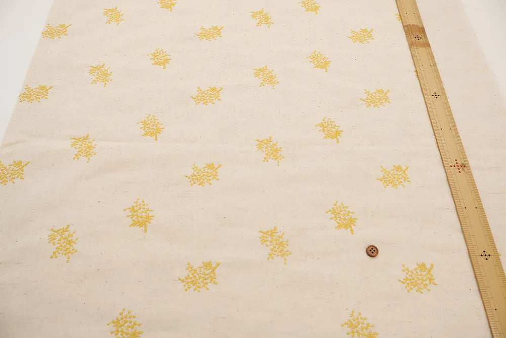 C/L Embroidered Fabric - Mimosa - nomura tailor