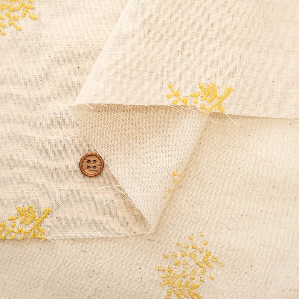 C/L Embroidered Fabric - Mimosa - nomura tailor