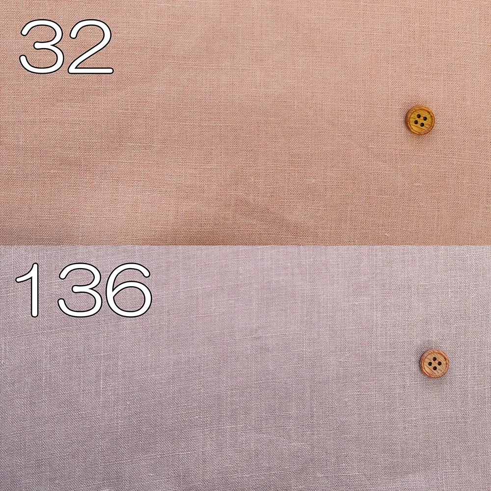 Soft-Finished Linen Sheeting Fabric - Plain 極 - nomura tailor