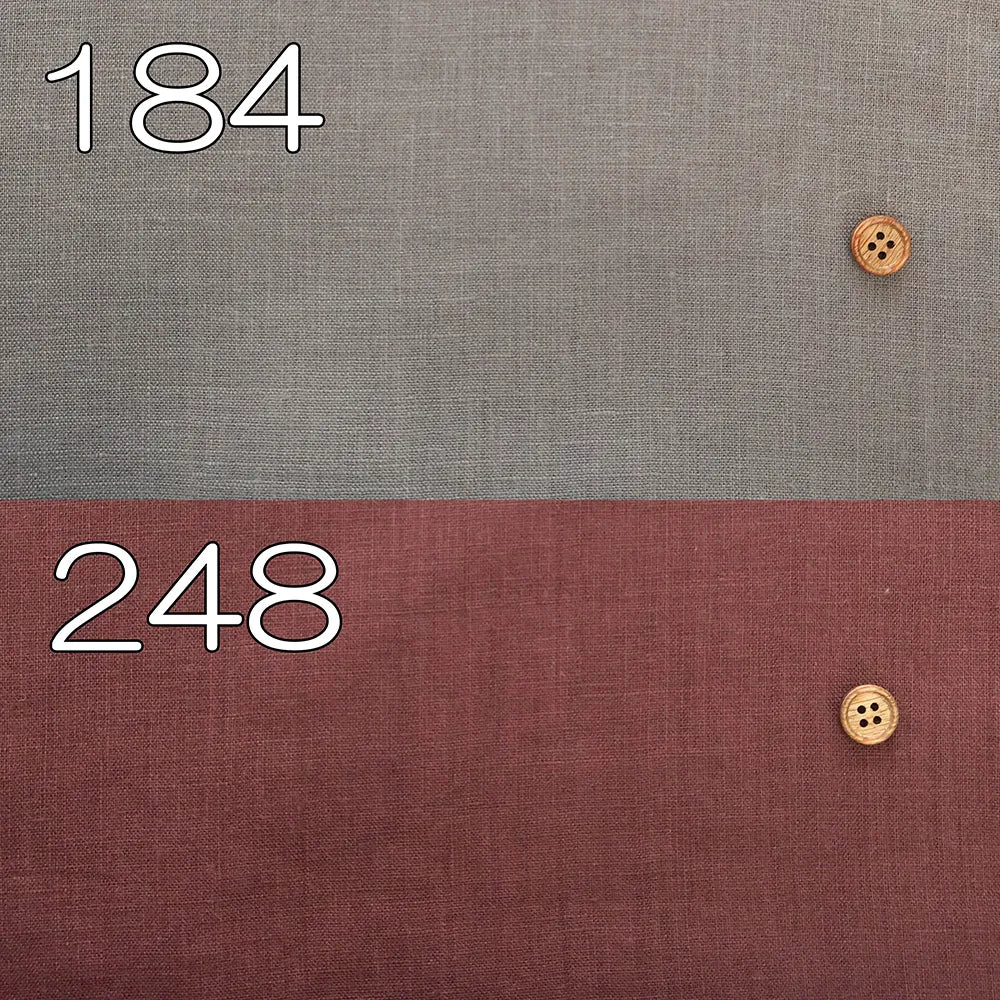 Soft-Finished Linen Sheeting Fabric - Plain 極 - nomura tailor