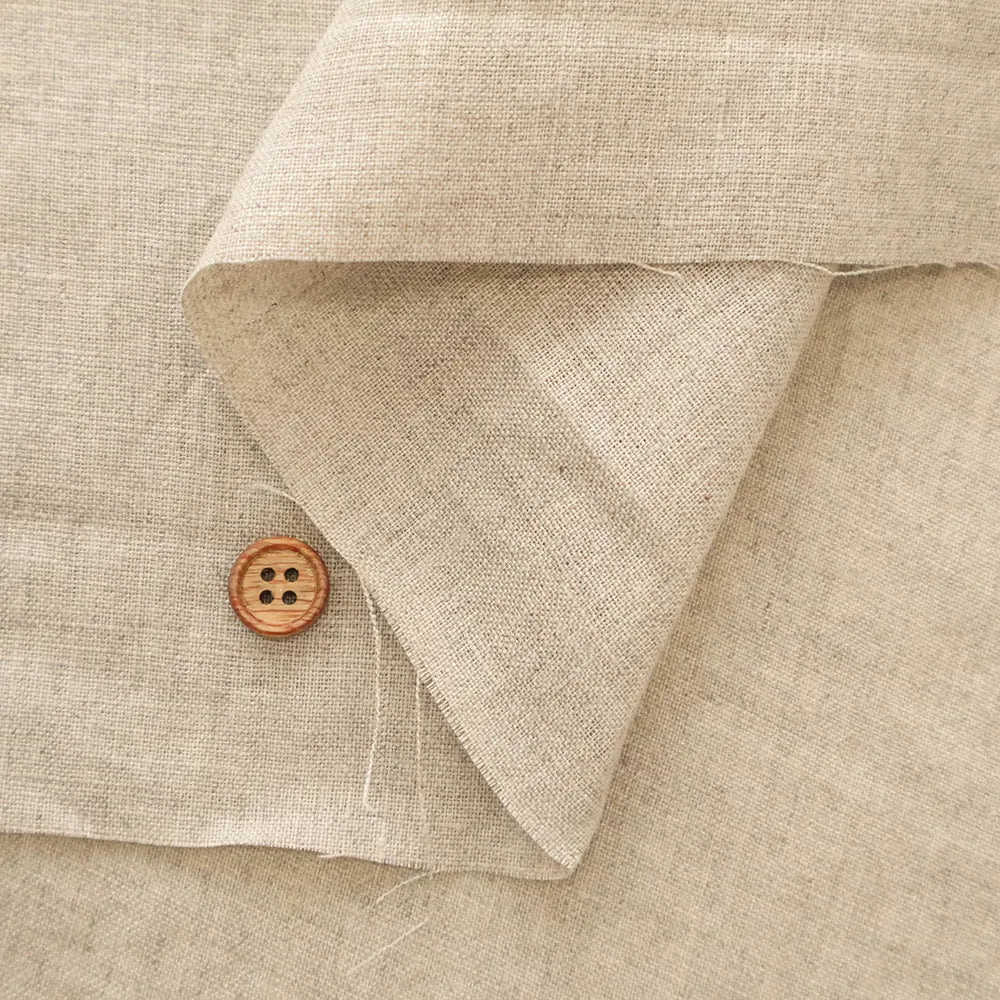 Soft-Finished Linen Sheeting Fabric - Plain 極 - nomura tailor