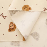 Cotton Oxford Printed Fabric - Bear - nomura tailor