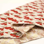 Gold Brocade (Kinran) - Flock of Cranes Pattern - nomura tailor