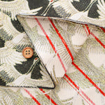 Gold Brocade (Kinran) - Flock of Cranes Pattern - nomura tailor
