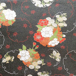 Gold Brocade (Kinran) - Seasonal Flowers in Snow Ring Pattern - nomura tailor