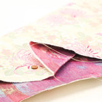 Gold Brocade (Kinran) - Flowing Water with Chrysanthemum, Cherry Blossom and Butterfly Pattern - nomura tailor