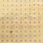 Gold Brocade (Kinran) - Small Floral Hexagonal Pattern - nomura tailor