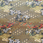 Gold Brocade (Kinran) - Auspicious Cloud Pattern - nomura tailor