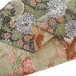 Gold Brocade (Kinran) - Carp with Chrysanthemum Leaves Pattern - nomura tailor
