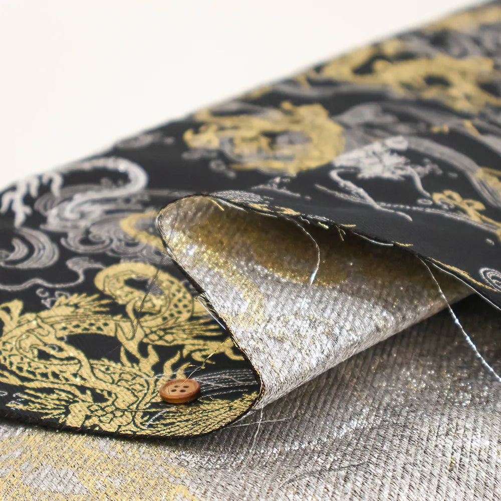 Gold Brocade (Kinran) - Dragon in Clouds - nomura tailor