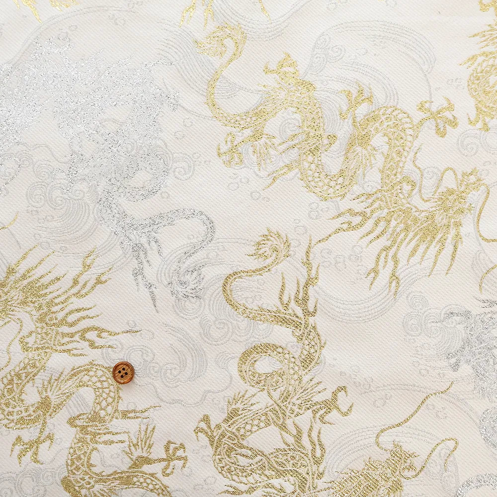 Gold Brocade (Kinran) - Dragon in Clouds - nomura tailor
