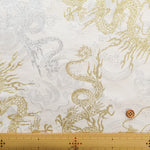 Gold Brocade (Kinran) - Dragon in Clouds - nomura tailor