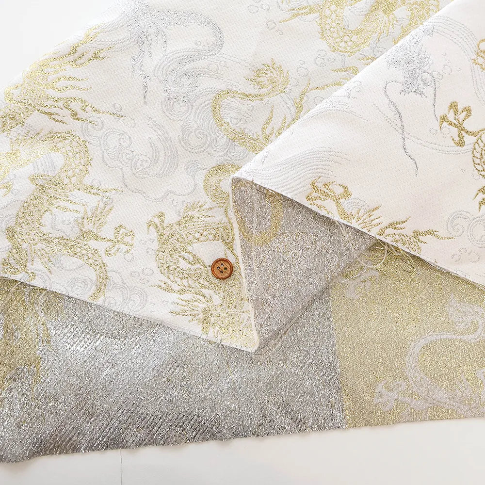 Gold Brocade (Kinran) - Dragon in Clouds - nomura tailor