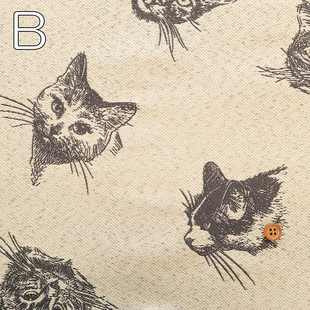 Polyester Jacquard Fabric - Cat - nomura tailor