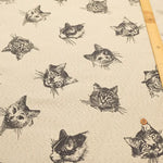 Polyester Jacquard Fabric - Cat - nomura tailor