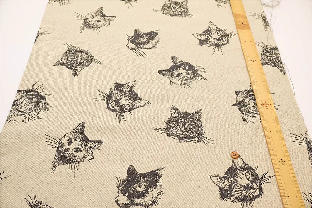 Polyester Jacquard Fabric - Cat - nomura tailor