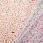 Cotton Broad print fabric strawberry and flower - nomura tailor