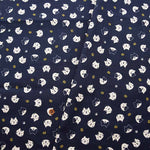 Cotton dobby print fabric koban and cat - nomura tailor