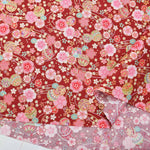 Cotton chinese Grame Printed Fabric Wa Temari - nomura tailor