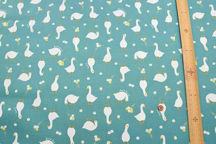 Cotton Ox Printed Fabric Duck - nomura tailor