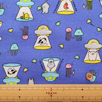 Cotton Muslin Printed Fabric - UFO - nomura tailor