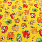C/L Canvas Printed Fabric - Paprika - nomura tailor