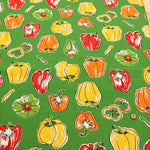 C/L Canvas Printed Fabric - Paprika - nomura tailor
