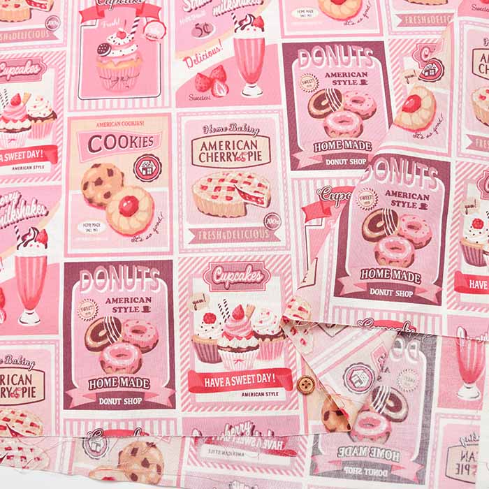 Cotton seaming printed fabric Quiltgate Sweets