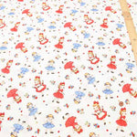 Cotton Muslin Print Fabric - Cheerful Sisters - nomura tailor