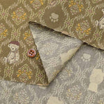 Cotton sheeting print fabric un/no Good old days Teddy bear - nomura tailor