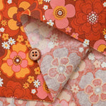 Cotton sheeting printed fabric un/no RETONO - nomura tailor